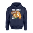 5th Birthday Boys Girls This Little Camper Is 5 Hoodie
