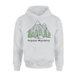 Cascade Mountain For Hikers Campers Family Vacations Hoodie