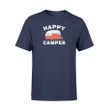 Distressed Happy Camper Vintage RV Trailer T Shirt