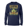 Camping Is Awesome Beer Make It Awesomer Long Sleeve T-Shirt