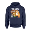 6th Birthday Boys Girls This Little Camper Is 6 Hoodie