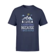 I Love Camping Because I Hate People Gift T Shirt
