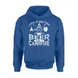 Camping Beer Campfire Graphic Hoodie