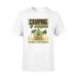 Camping Is Awesome Beer Make It Awesomer T Shirt
