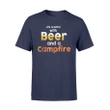 Camping Accessories Life Is Better With Beer And A Campfire T Shirt