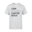Cabin Mocktails And Campfire T Shirt