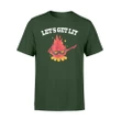 Camping Let's Get Lit Funny Dabbing Campfire T Shirt