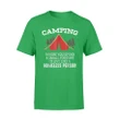 Camping Clothes Funny Live Like A Homeless Person T Shirt