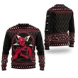 Satanic Christmas Sweater Satan Black Cat