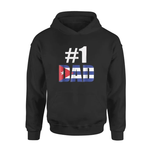 #1 Dad Cuba Father's Day Holiday Hoodie