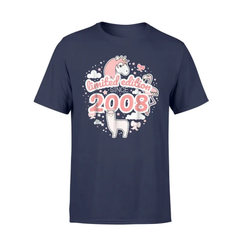 10th Birthday 2008 - Unicorn Llama Flamingo T Shirt