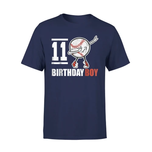 11 Year Old Birthday Dabbing Baseball T-Shirt