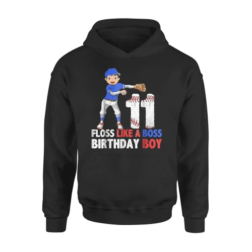 11 Year Old Birthday Baseball Gift For BirthdayHoodie