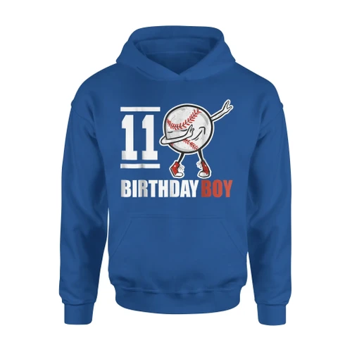 11 Year Old Birthday Dabbing Baseball Gift For BirthdayHoodie