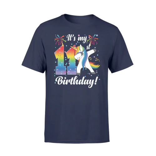 11 Year Old Unicorn Girl 11st Birthday T Shirt