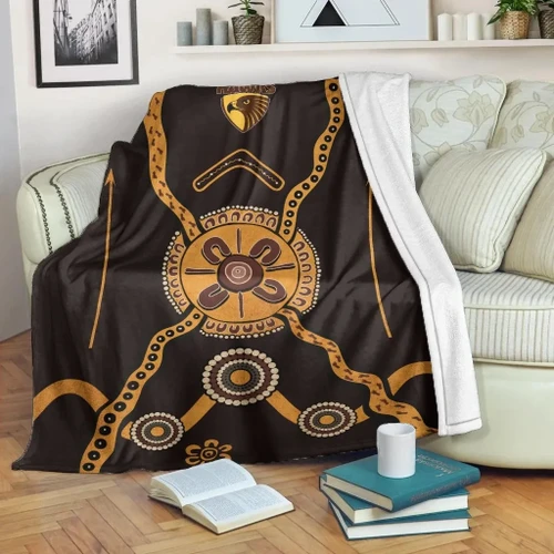 Hawthorn Hawks Indigenous AFL Premium Blanket