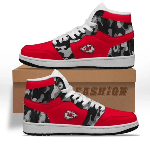 Kansas City Chiefs Jordan Sneakers - Style Mix Camo - NFL