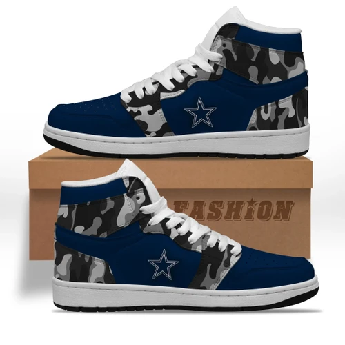 Dallas Cowboys Jordan Sneakers - Style Mix Camo - NFL