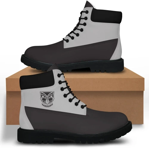 New Zealand Warriors Leather Timberland Boots NRL
