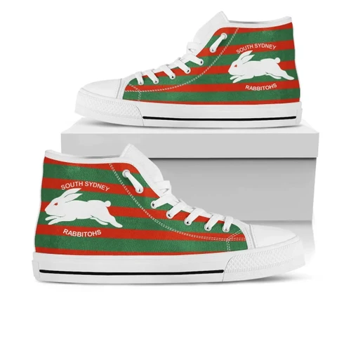 South Sydney Rabbitohs High Top Shoes NRL