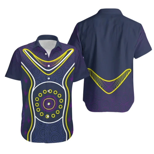 Melbourne Storm Indigenous Hawaiian Shirt NRL 2020