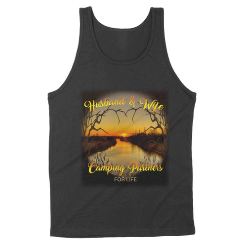 Husband & Wife Camping Partners For Life Love Valentine Tank