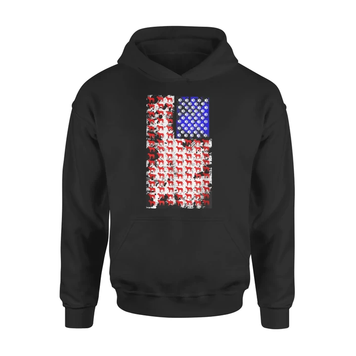 4Th July For Mastiff American Mom And Dad Hoodie