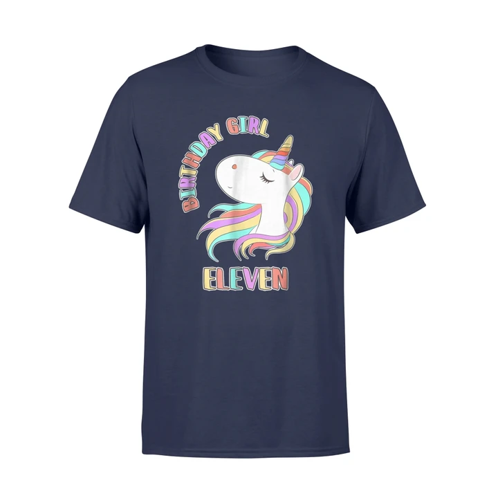 11th Birthday Unicorn Age 11 Years Eleven Girls Gift T Shirt