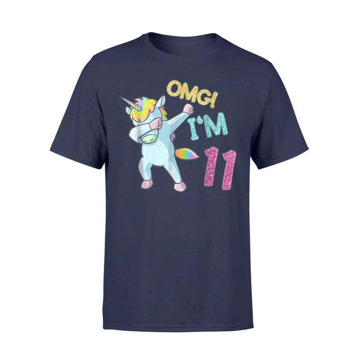 11th Birthday Dabbing Unicorn T Shirt