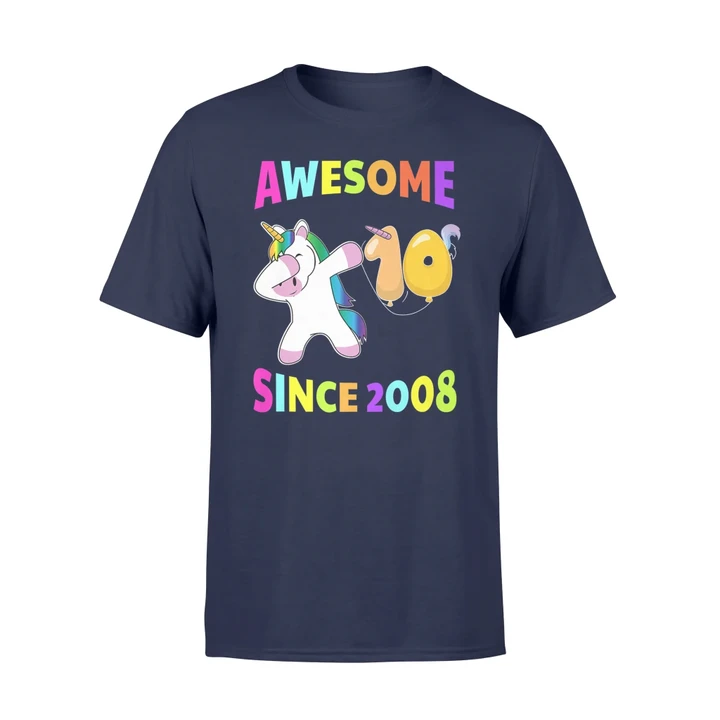 10th Birthday Unicorn Tenth B Day Girls Outfit Gift T Shirt