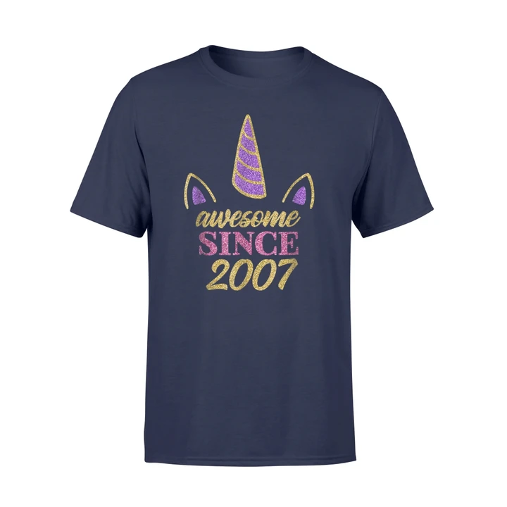 11th Birthday Unicorn Girls Gift 11 Years Old 2007 T Shirt