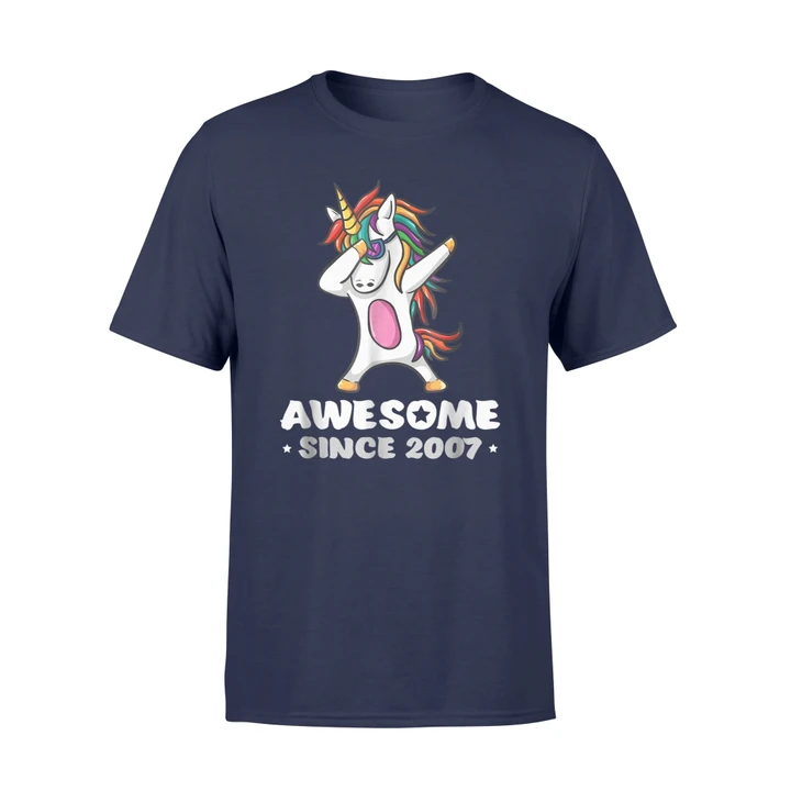11 Years Old 11th Birthday - Unicorn Dabbing 2007 Gift T Shirt