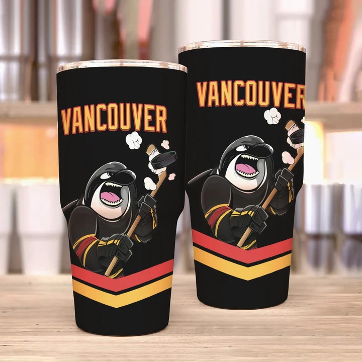 Vancouver Canucks Tumbler Fin the Whale Retro Style Personalized NHL-DK #vancouvercanucks
