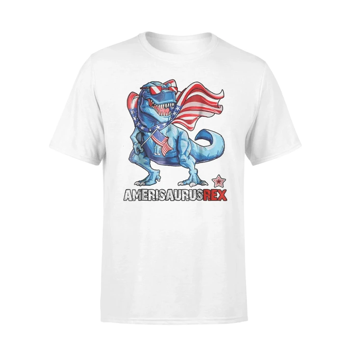 Amerisaurus Rex Usa Flag Independence 4th Of July Premium T-Shirt