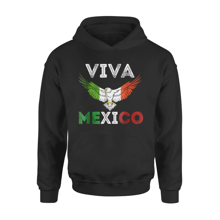 Camiseta Viva Mexico Mexican Independence Day Premium Hoodie