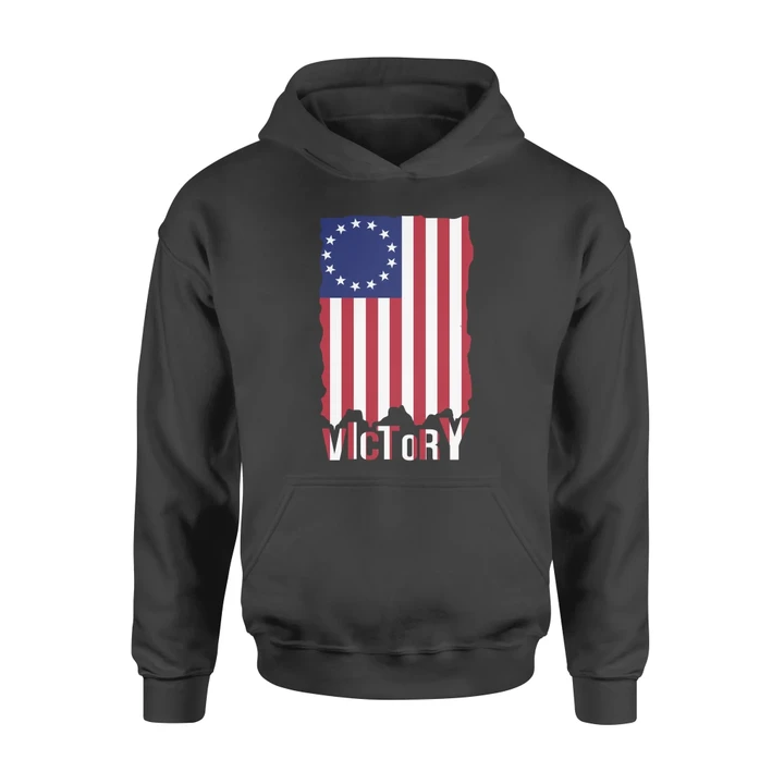 Victory Hoodie American Flag 4th Of July Independence Day