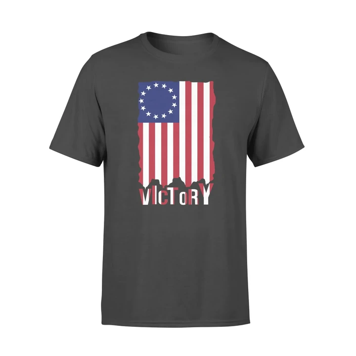 Victory T-Shirt American Flag 4th Of July Independence Day