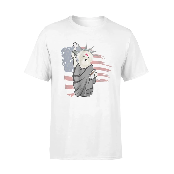 Bichon Frise Independence Day Premium T-Shirt