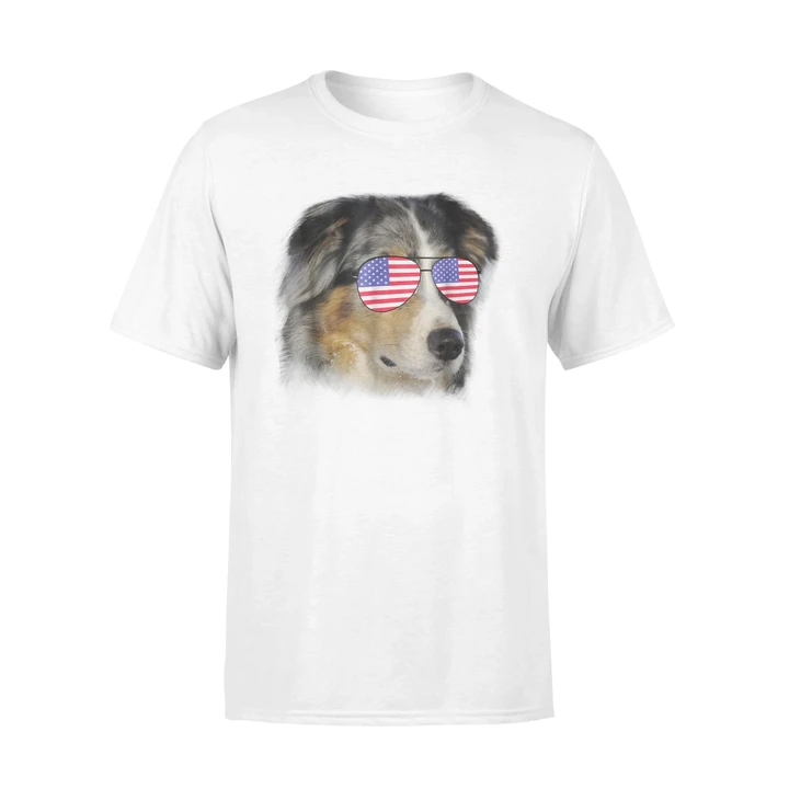 Australian Shepherd Independence Day Shirt 4th Of July Premium T-Shirt