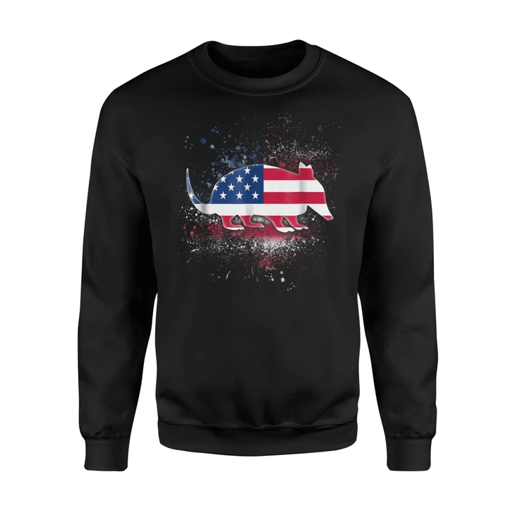 Anteater Independence Day Patriotic US Flag Sweatshirt