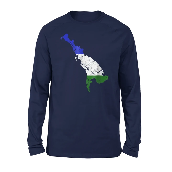Cascadia Bioregion Map Flag Independence Premium Long Sleeve T-Shirt