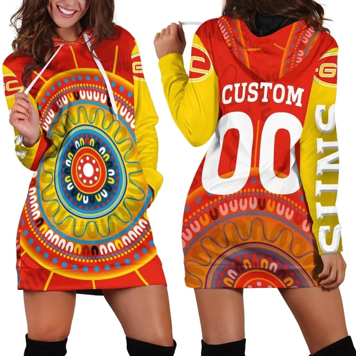Gold Coast Suns Indigenous AFL Hoodie Dress