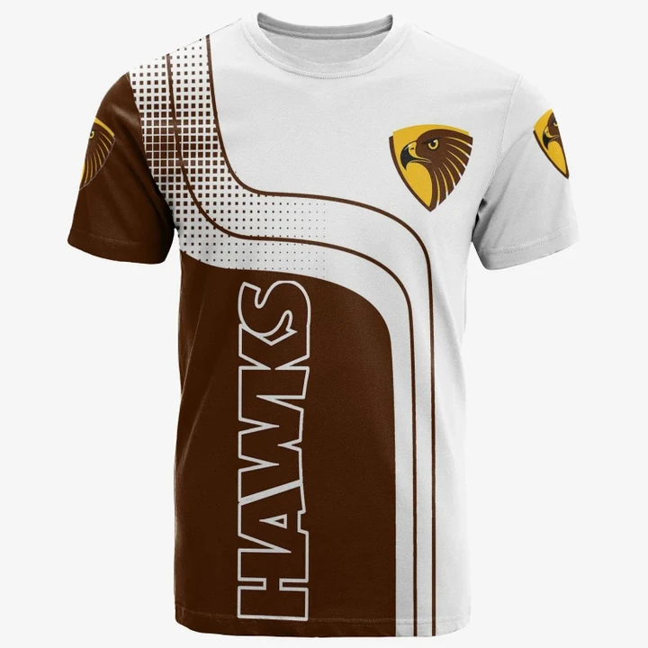 Hawthorn Hawks AFL All Over Print T-Shirt 2021