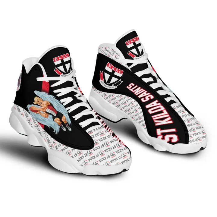 St Kilda Saint AFL Mascot Air Jordan 13 Sneakers