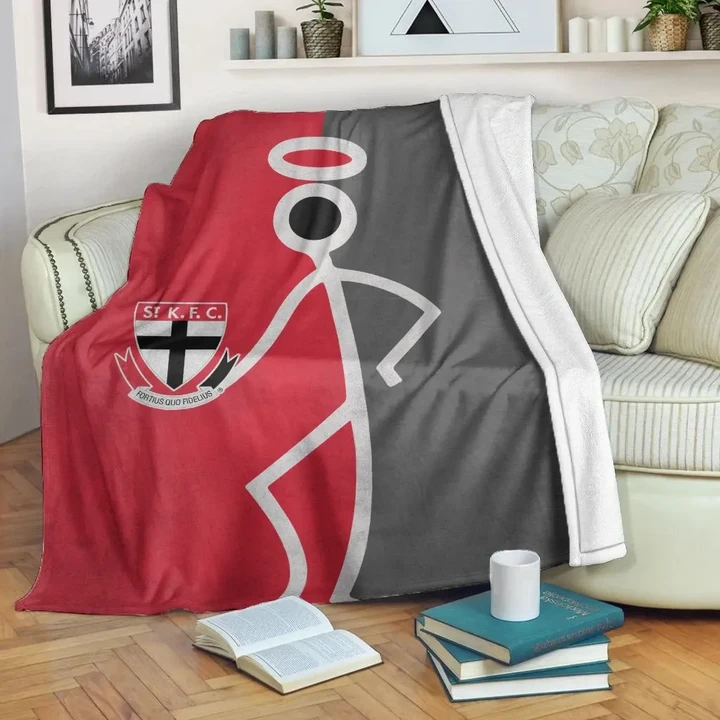 St Kilda Saints Retro Premium Blanket