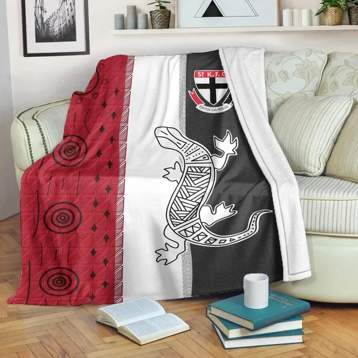 St Kilda Saints Indigenous Premium Blanket