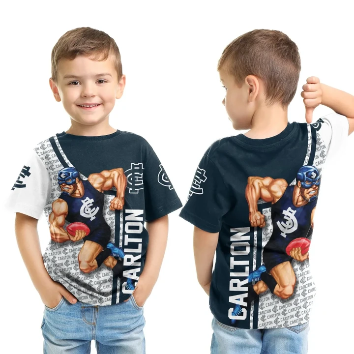 Carlton Blues AFL Mascot All Over Print T-Shirt