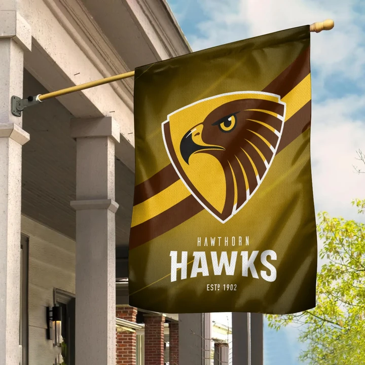 Hawthorn Hawks AFL Garden Flag All Over Print 2021