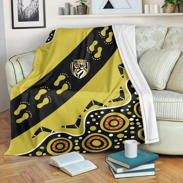 Richmond Tigers Indigenous  Premium Blanket