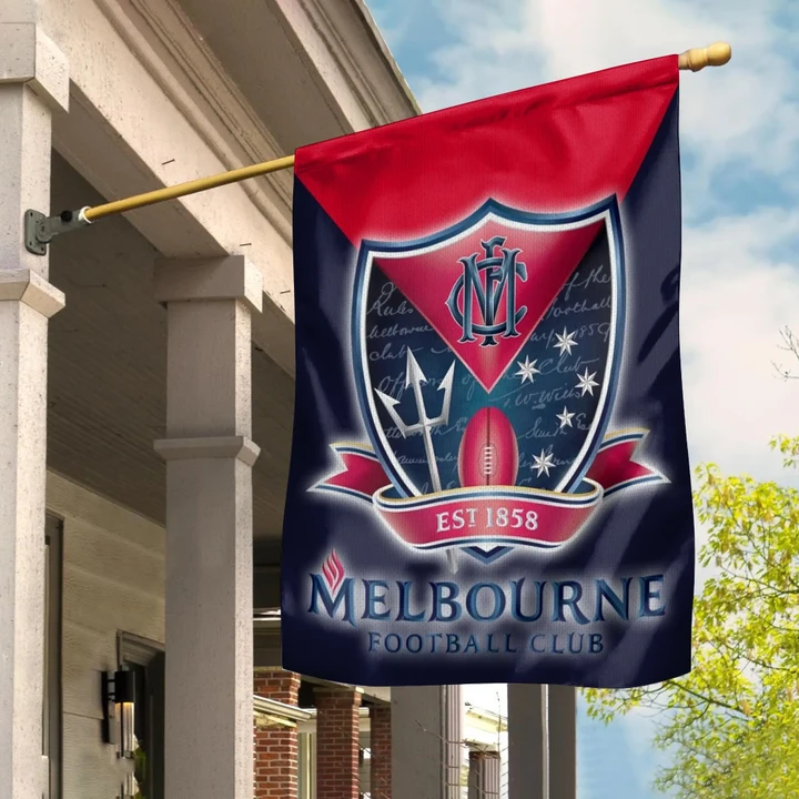 Melbourne Demons AFL Garden Flag All Over Print 2021
